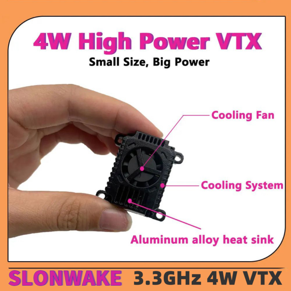SLONWAKE FPV 3.3G 16CH 4000mW  - Fpv Drone Transmitter recensione e prezzo