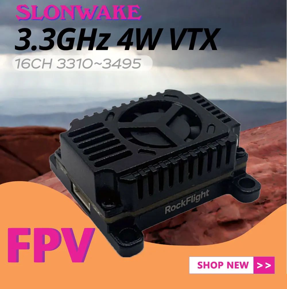 SLONWAKE FPV 3.3G 16CH 4000mW  - Fpv Drone Transmitter recensione e prezzo