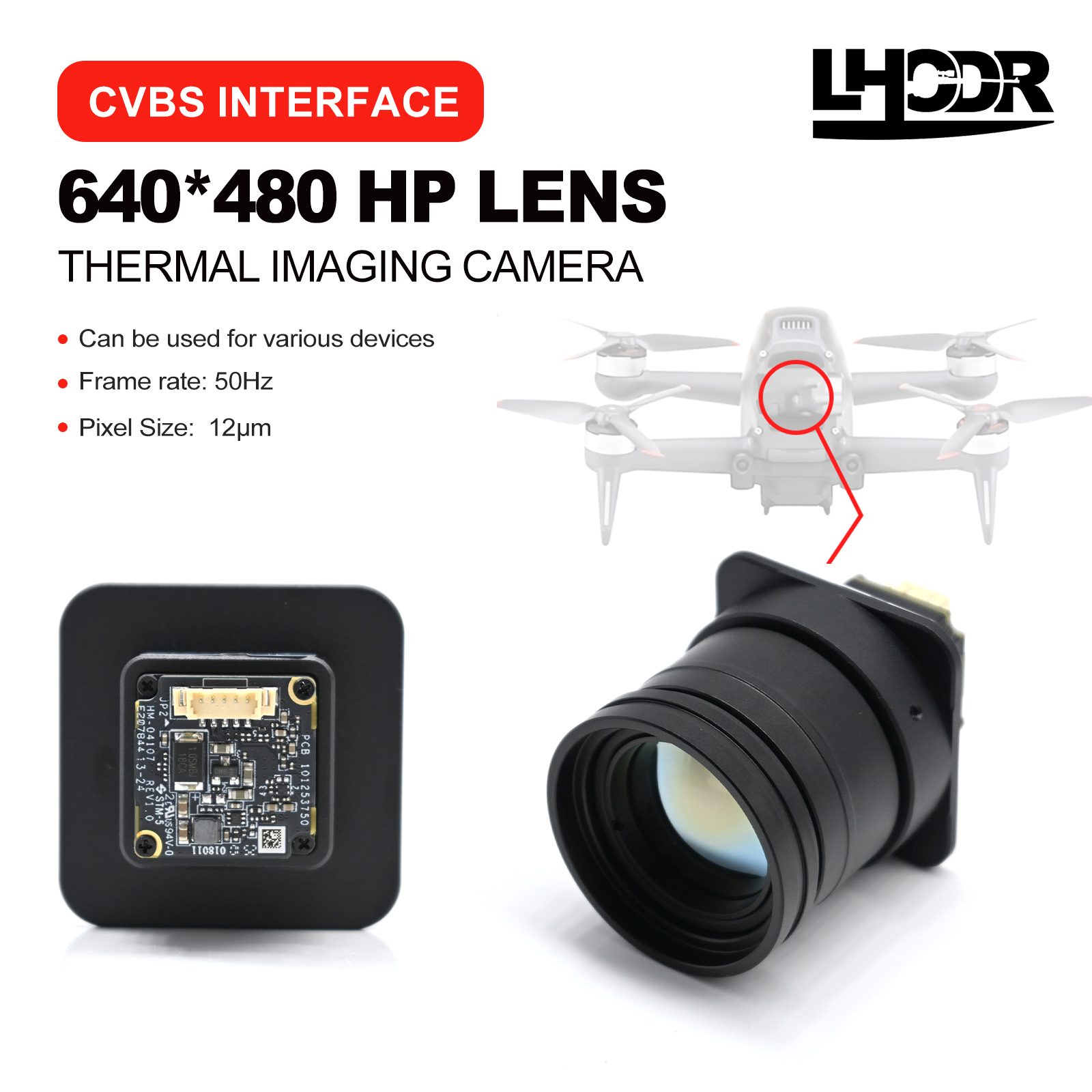 30mm 640x480 pix Drone thermal - Fpv Drone Kit recensione e prezzo