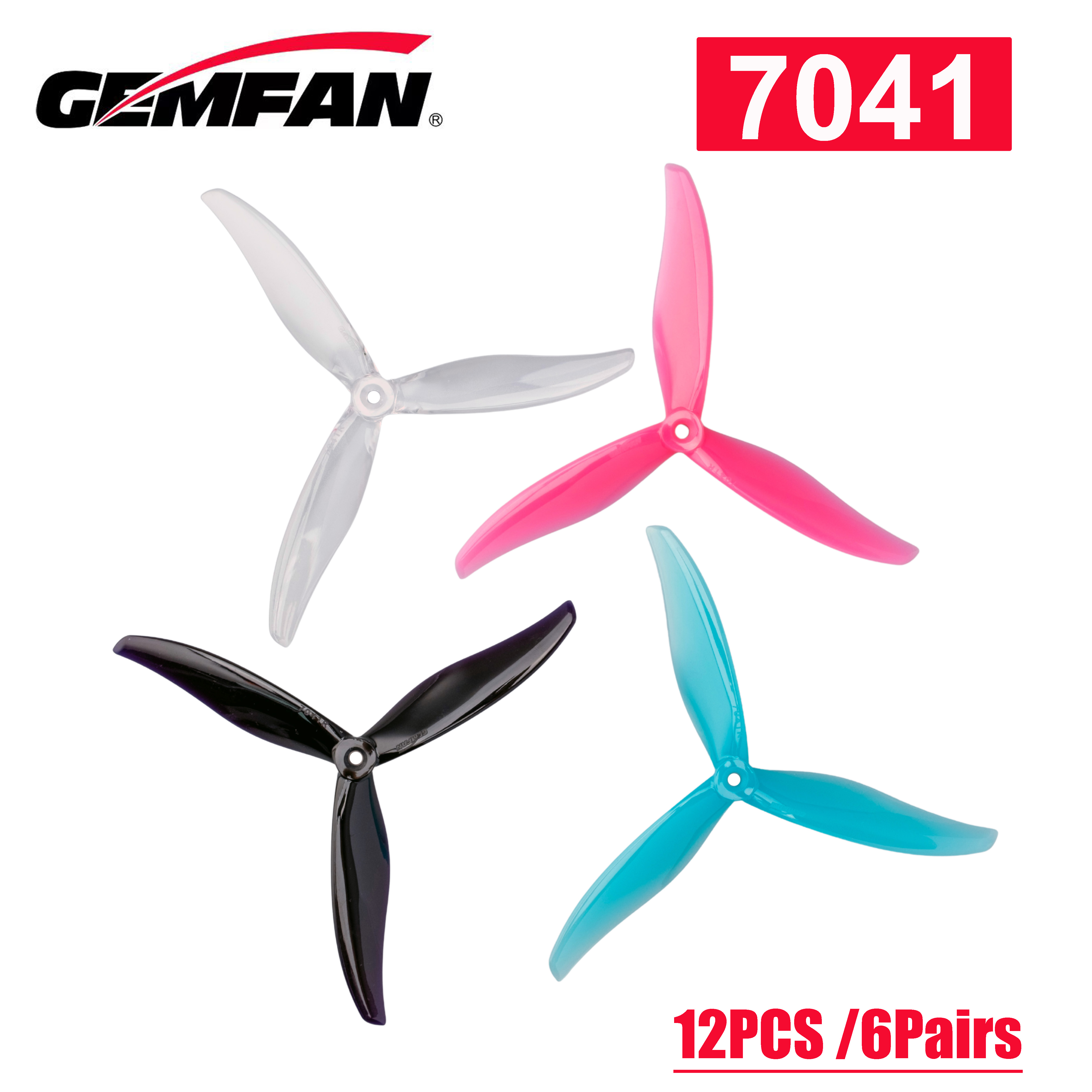NEW12PCS /6Pairs Gemfan Flash  - Fpv Drone Motor recensione e prezzo