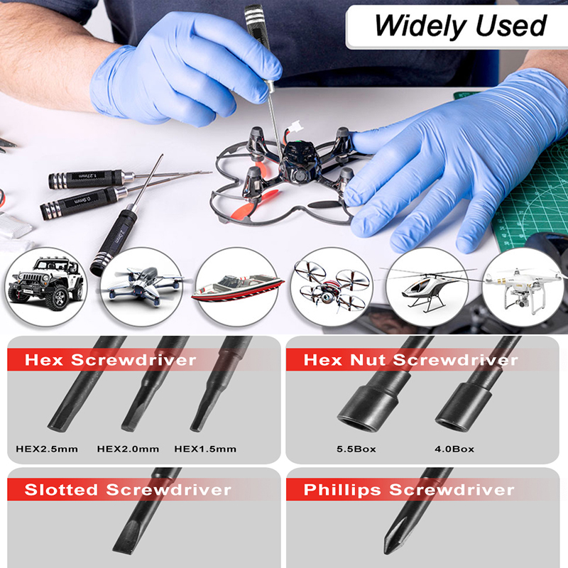 7Pcs 1.5 2.0 2.5mm RC Hex Driv - Fpv Drone Tool Kit recensione e prezzo