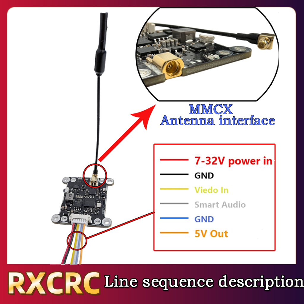 RXCRC 5.8G Module 48CH 1.6W VT - Fpv Drone Transmitter recensione e prezzo