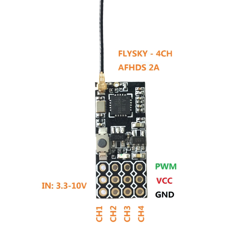 Flysky FS2A Mini Receiver 4CH  - Fpv Drone Flight Controller recensione e prezzo
