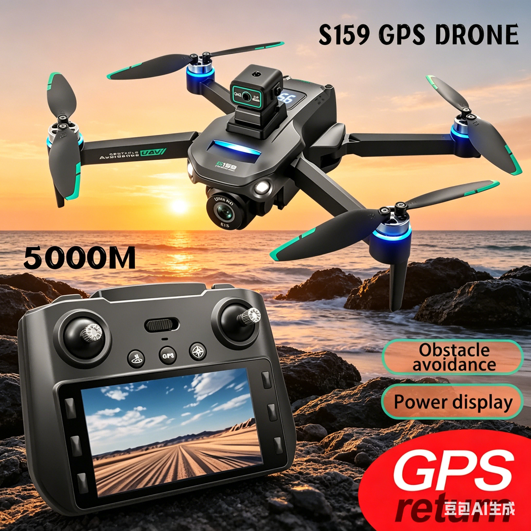 S159 GPS Drone 4K Profesional  - Fpv Drone Charger recensione e prezzo